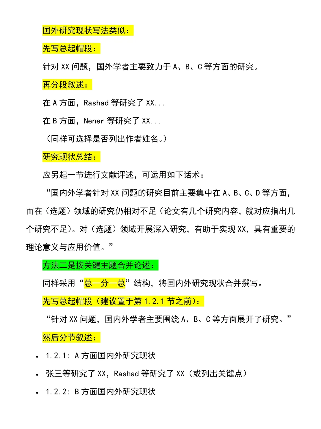 导师:你分不清国内外研究现状和文献综述?