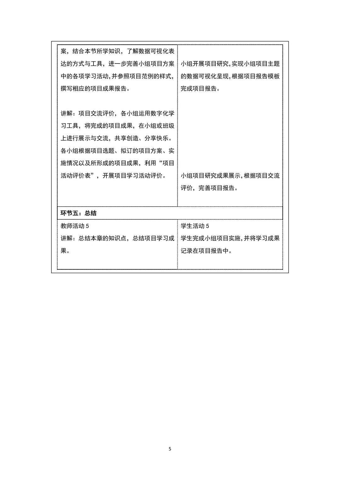 《数据的可视化表达》信息技术教学设计