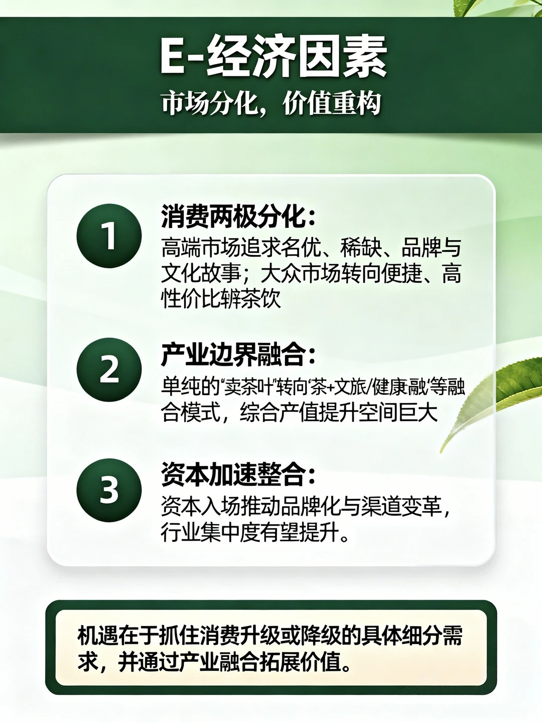 茶行业 | PEST分析如何做❓