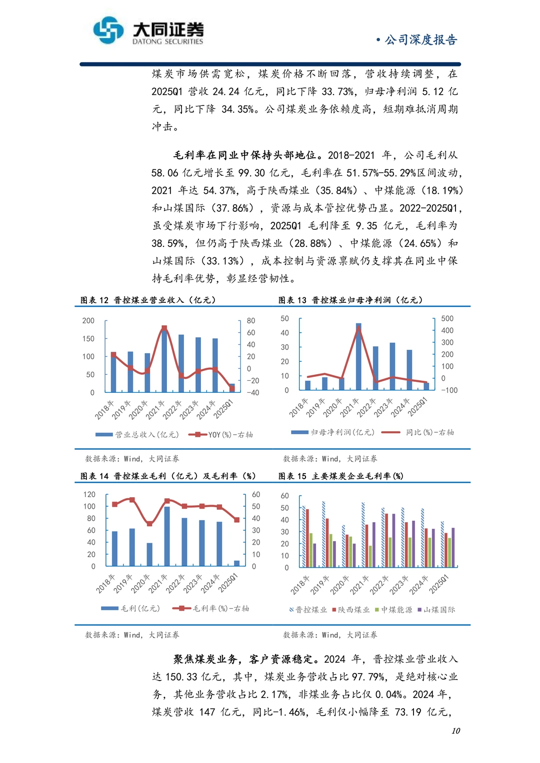 晋控煤业公司研究报告-聚焦主业注重回报