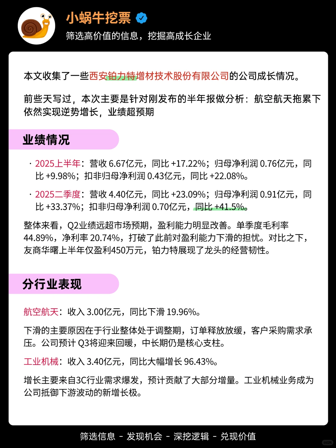 逆势增长！业绩超预期的3D打印