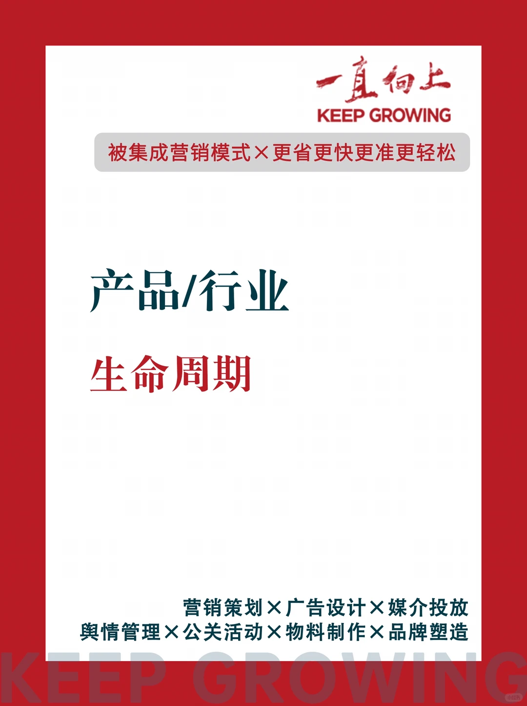 每天一个营销知识 | 产品/行业生命周期
