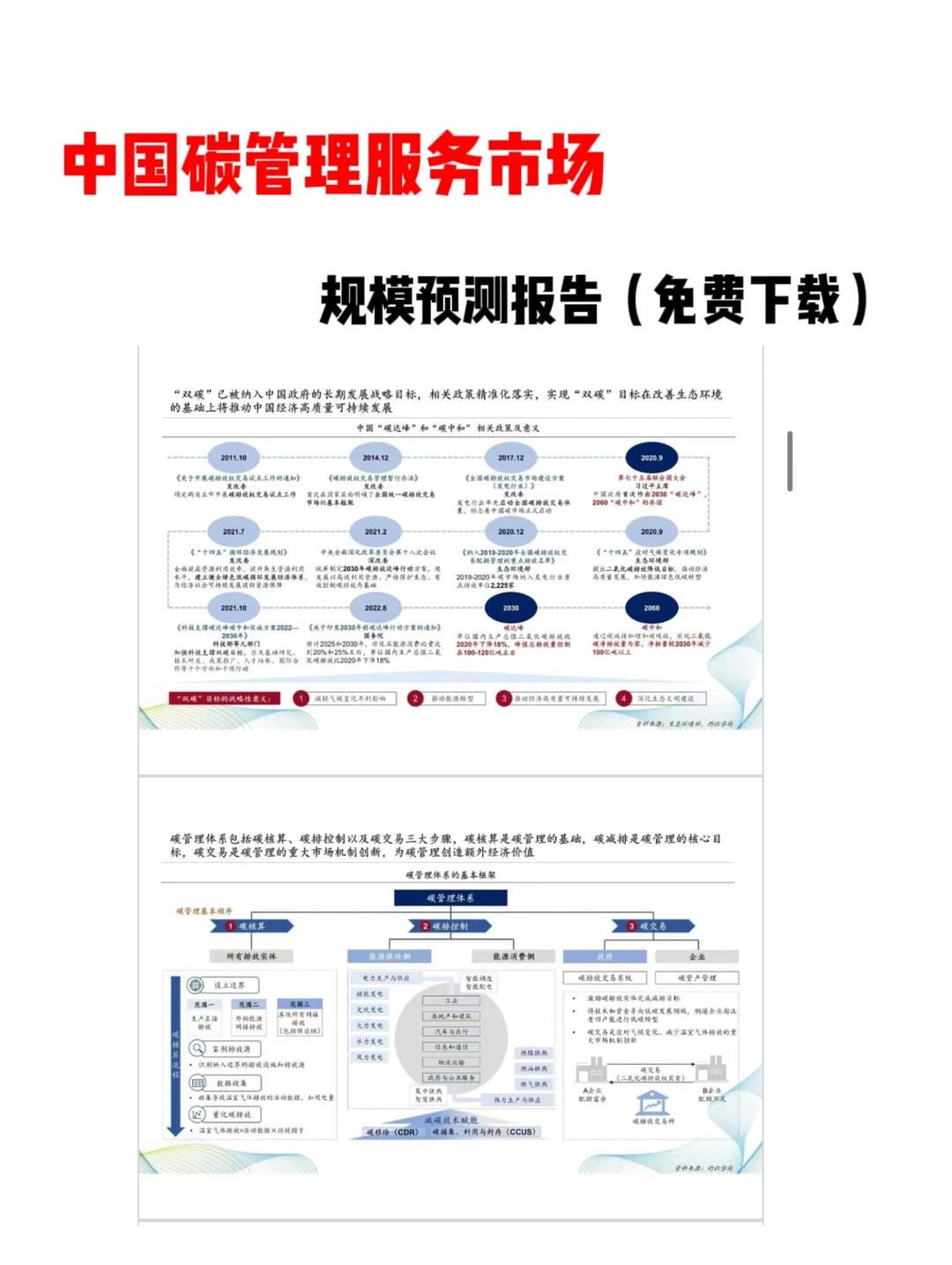 中国碳管理服务市场规模预测报告（免费下载）