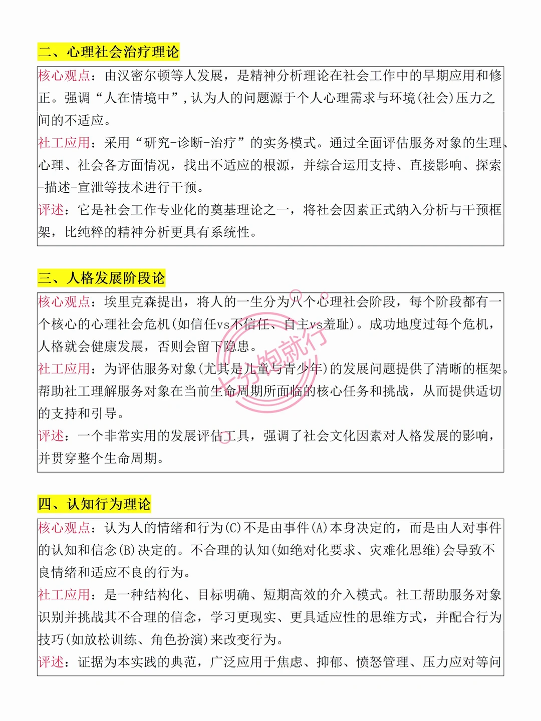 社会工作20个经典理论解读?