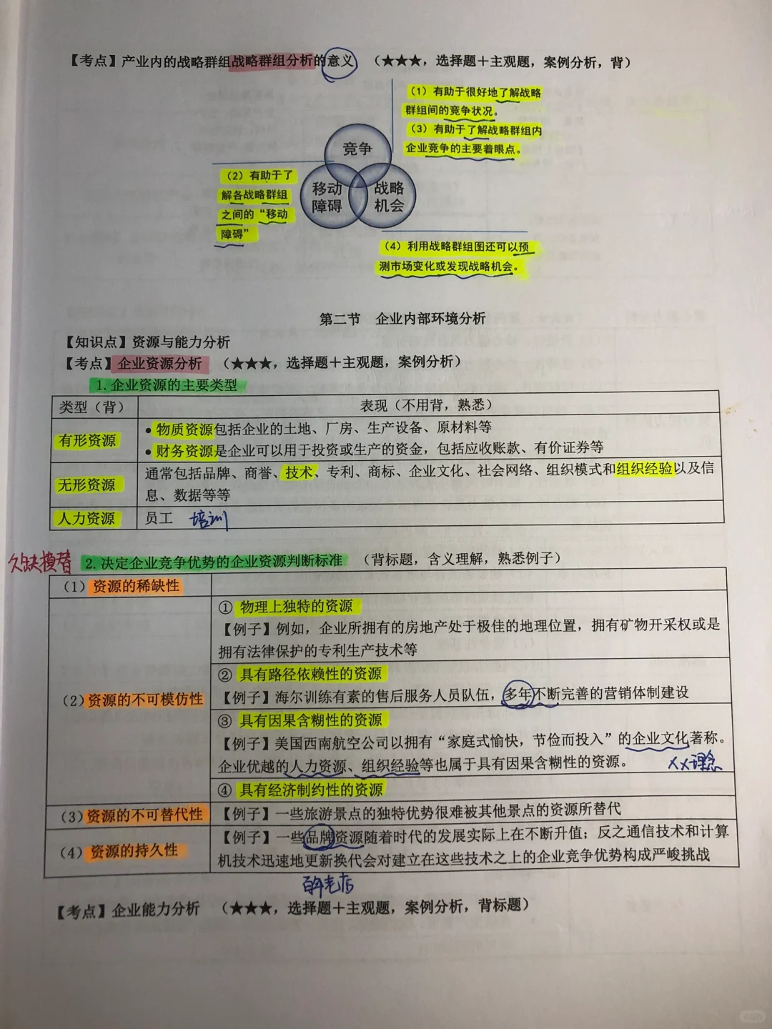 战略自创口诀背得还挺快