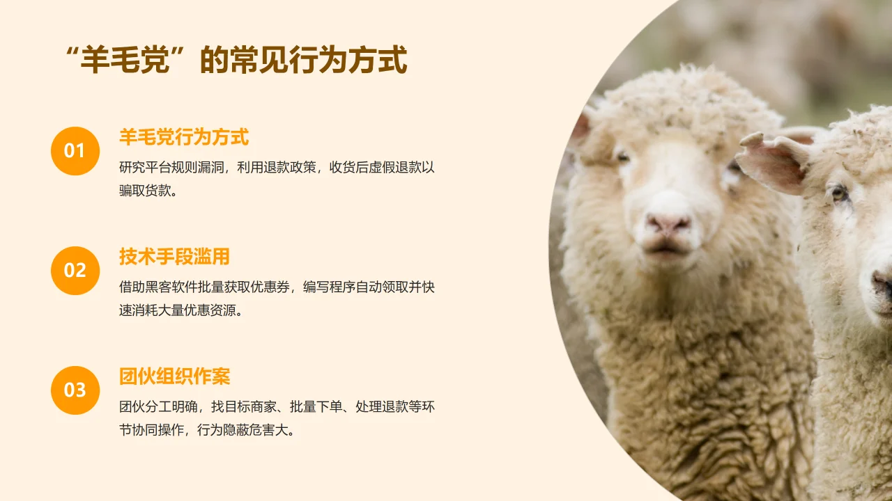 时事热点PPT-追杀“羊毛党”新挑战与应对