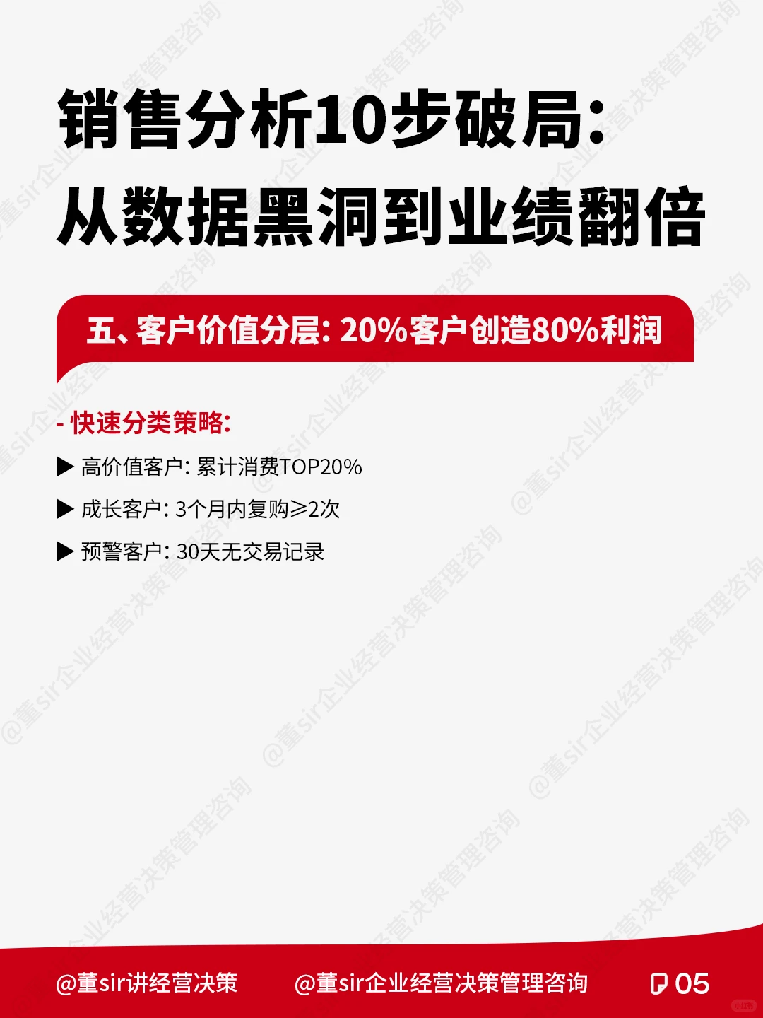 销售分析10步破局秘籍,驱动业绩增长!