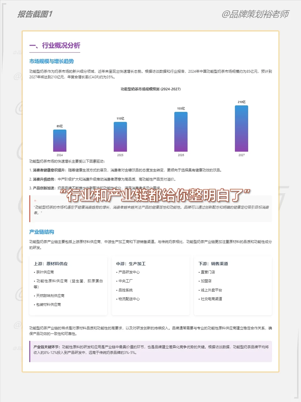 你敢想象?一键生成商业洞察报告