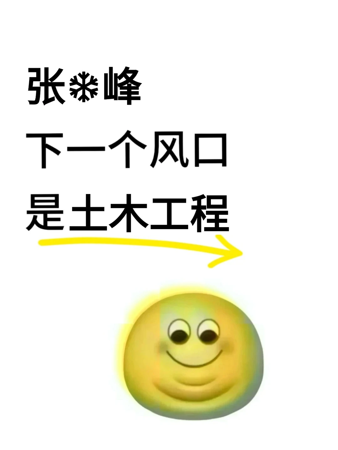 张❄️峰说的对!土木工程人冲一冲新兴行业