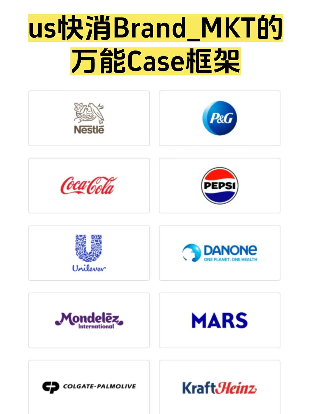 us快消Brand_MKT的万能Case框架