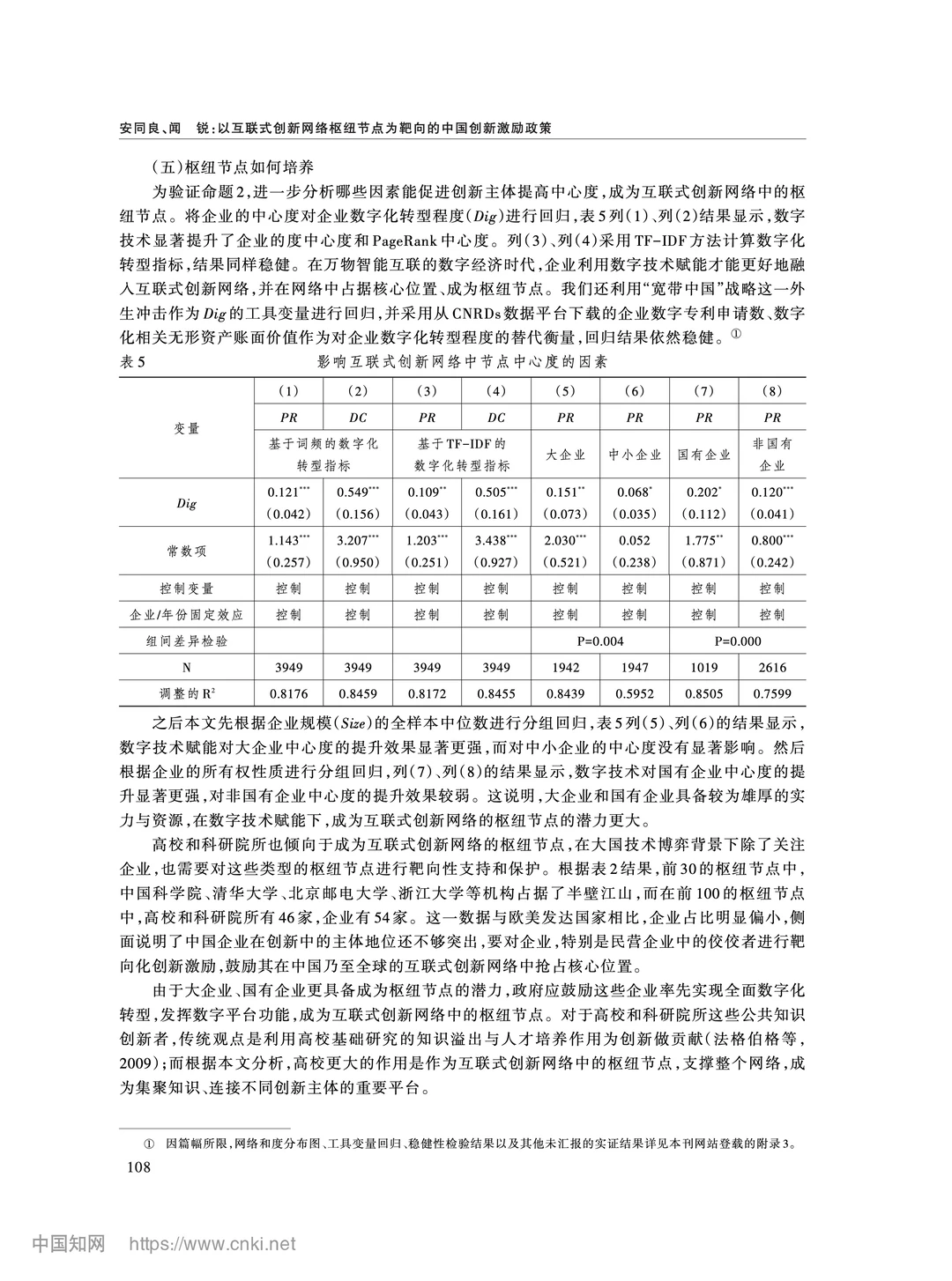 《经济研究》互联式创新网络与精准激励政策