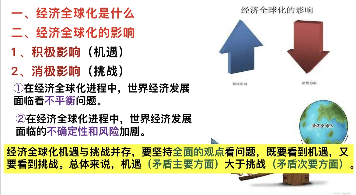 6.2日益开放的世界经济(高中政治选必一)