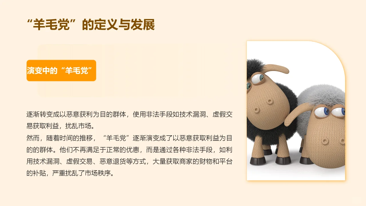 时事热点PPT-追杀“羊毛党”新挑战与应对