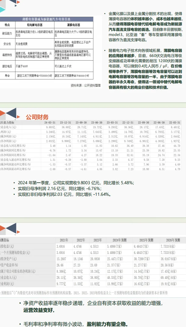 投资学课程作业：股票公司分析（法拉电子）