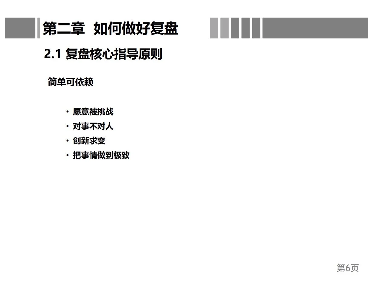 曝光！总经理复盘方法论！简直太牛了！