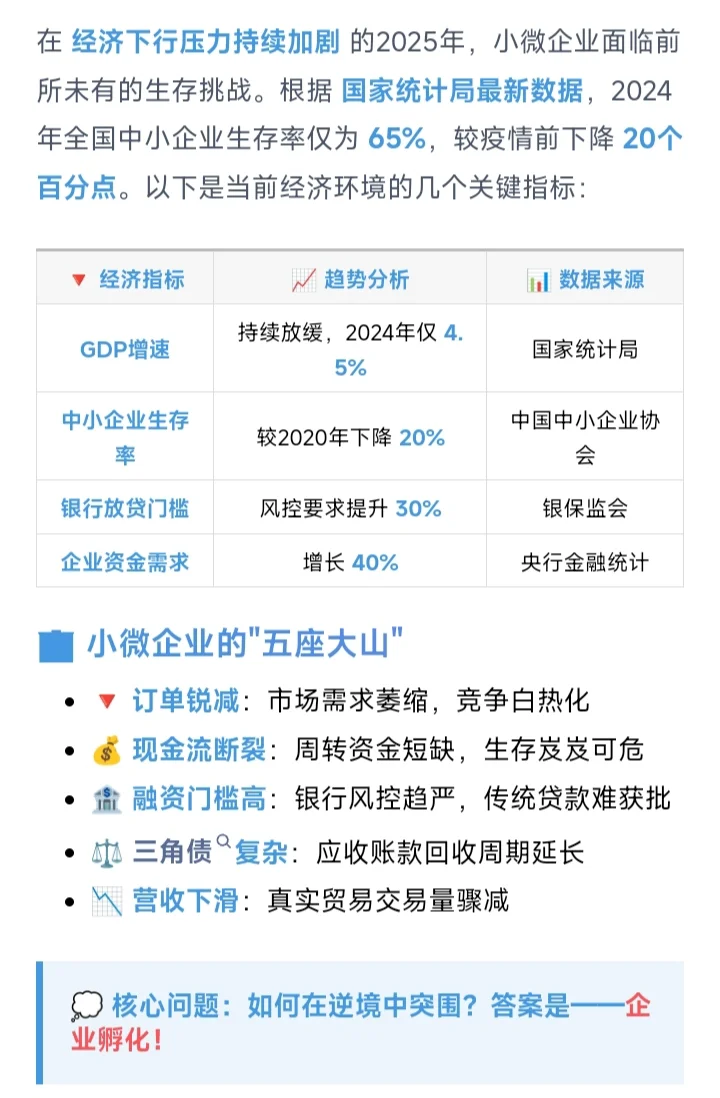 经济寒冬下的小微企业困境