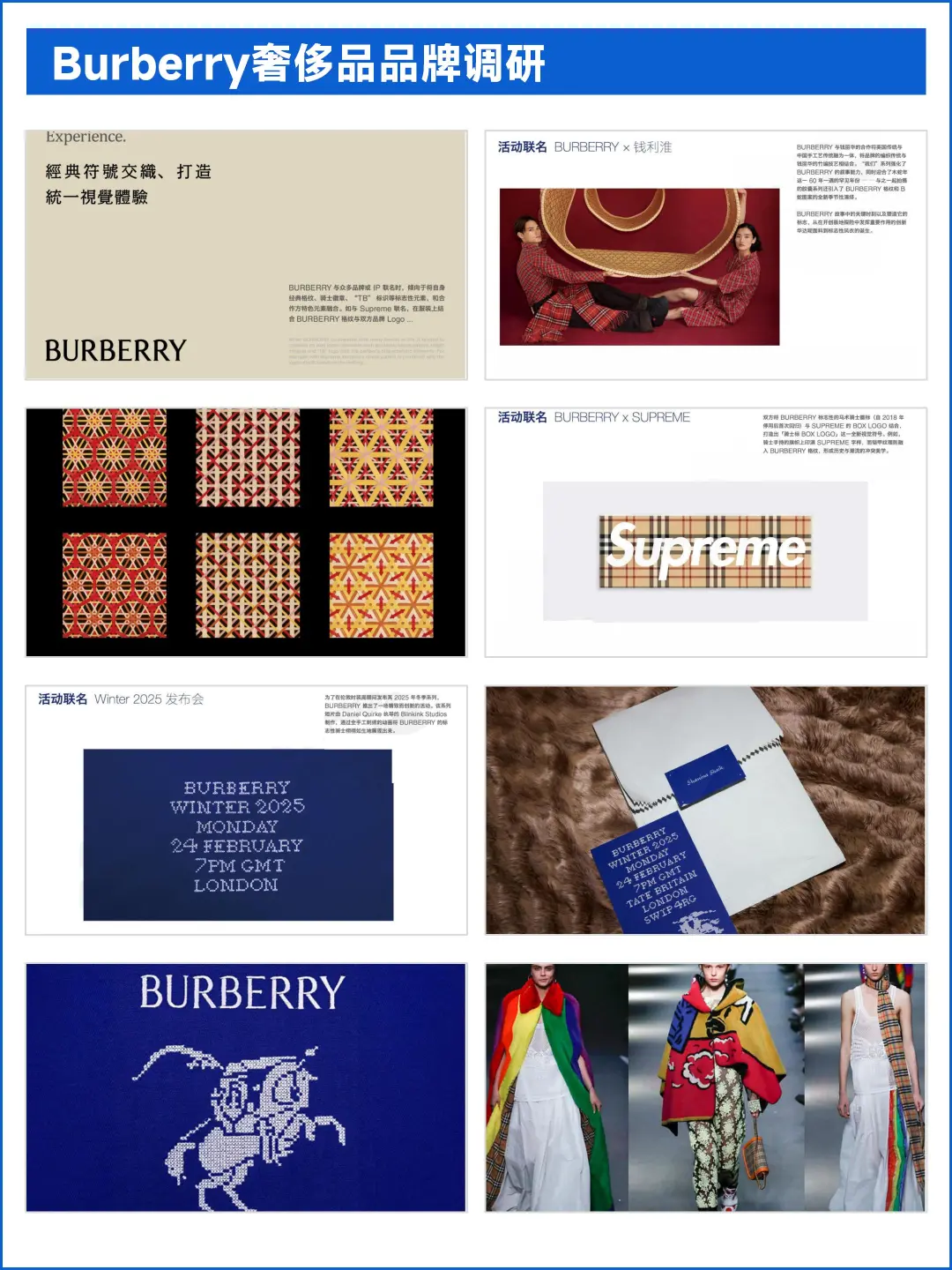 Burberry奢侈品品牌调研报告