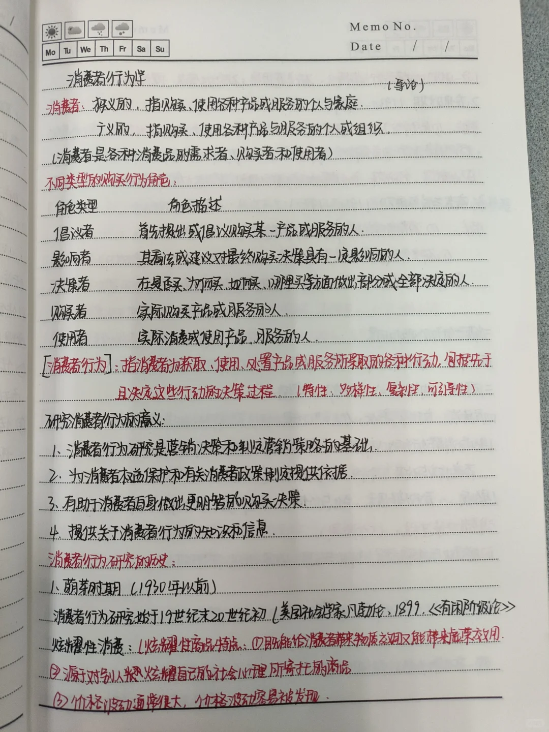 消费者行为学重点笔记