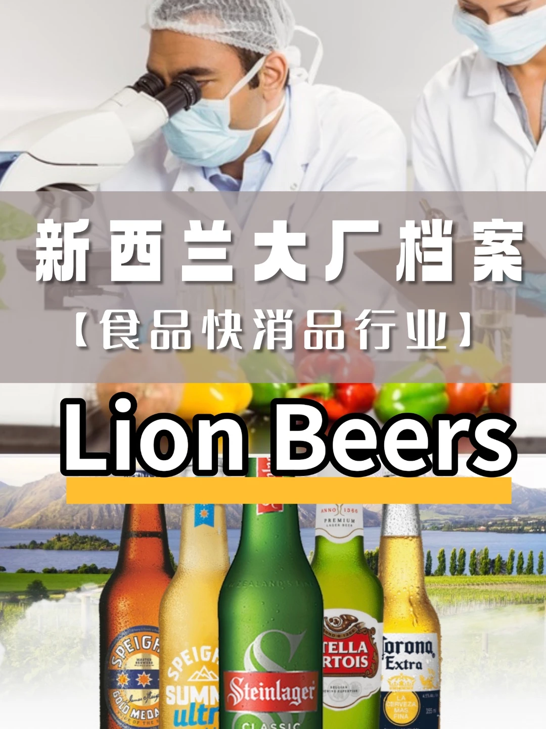 新西兰食品快消品行业大厂档案之Lion Beer