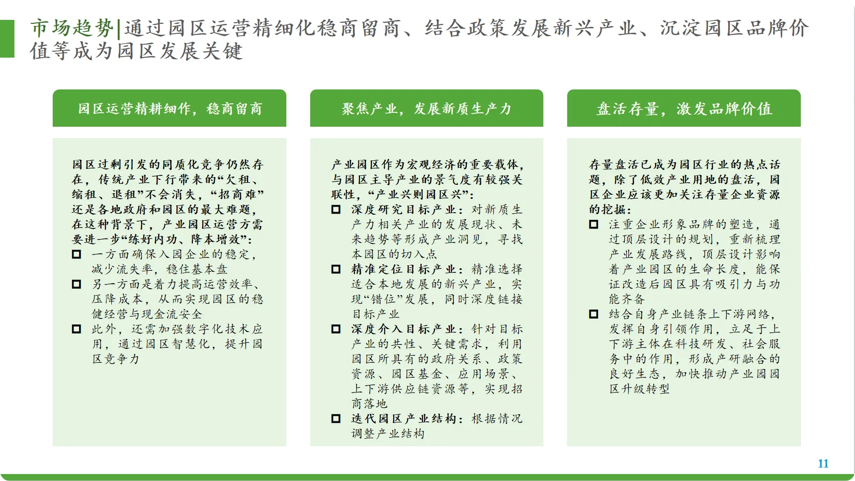 北京市产业园市场研究报告（下）