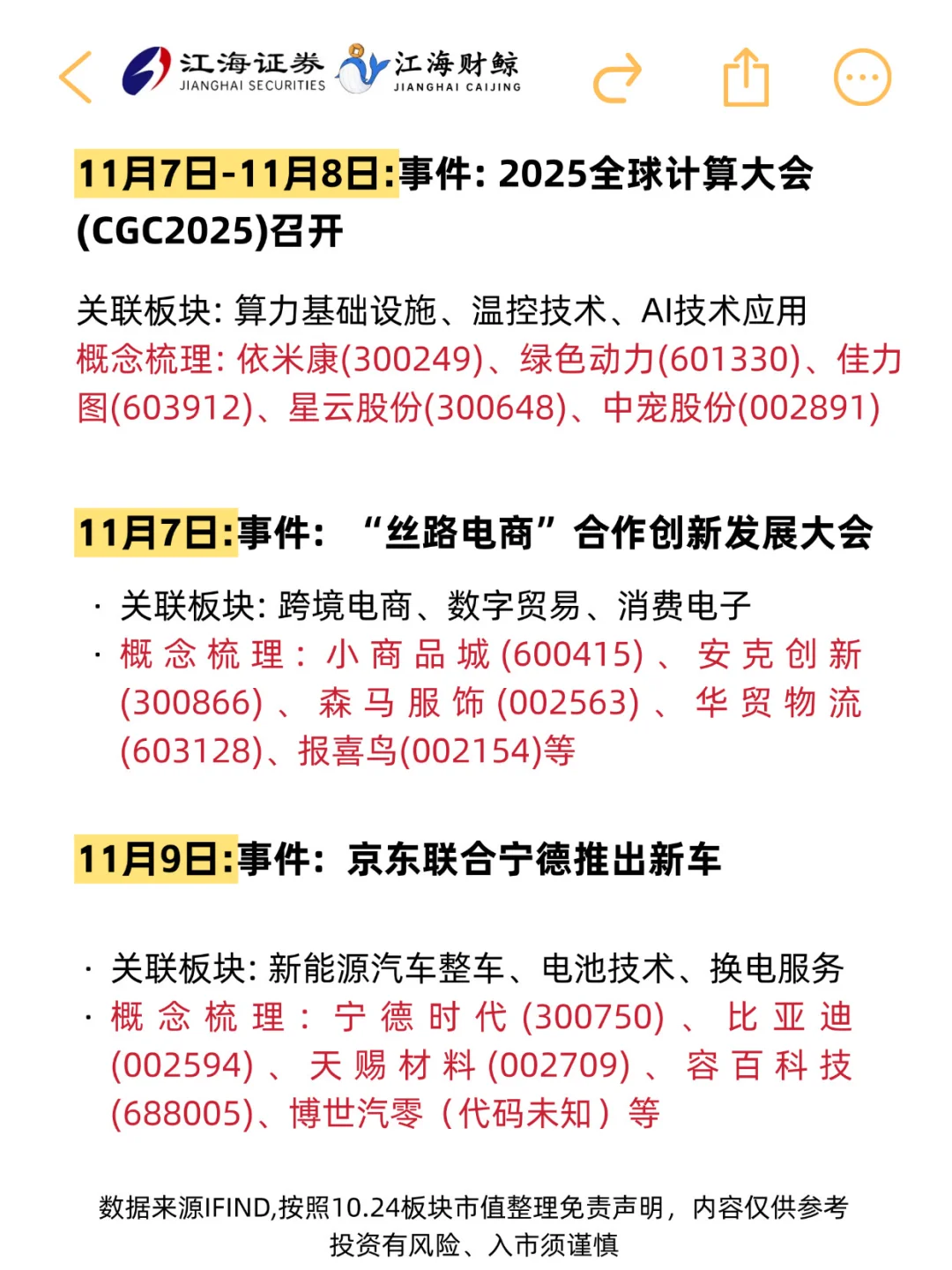 ?A股11月热点题材前瞻