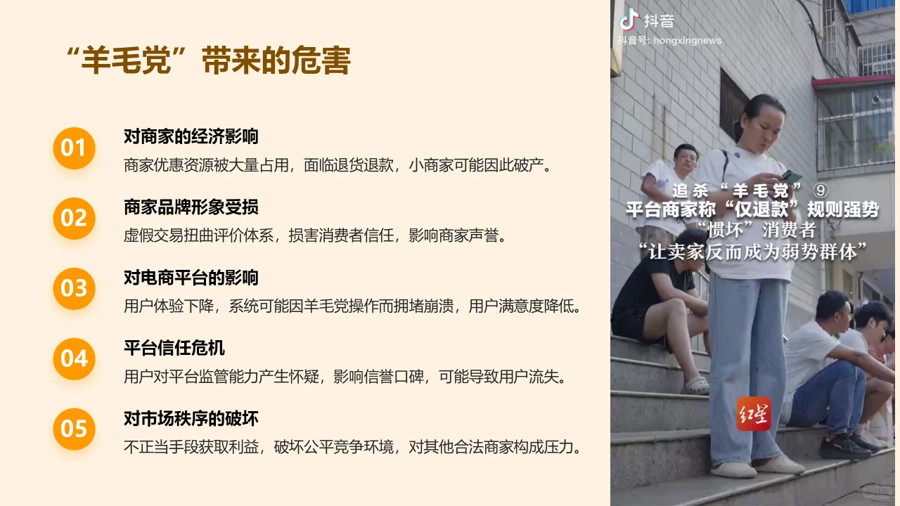 时事热点PPT-追杀“羊毛党”新挑战与应对