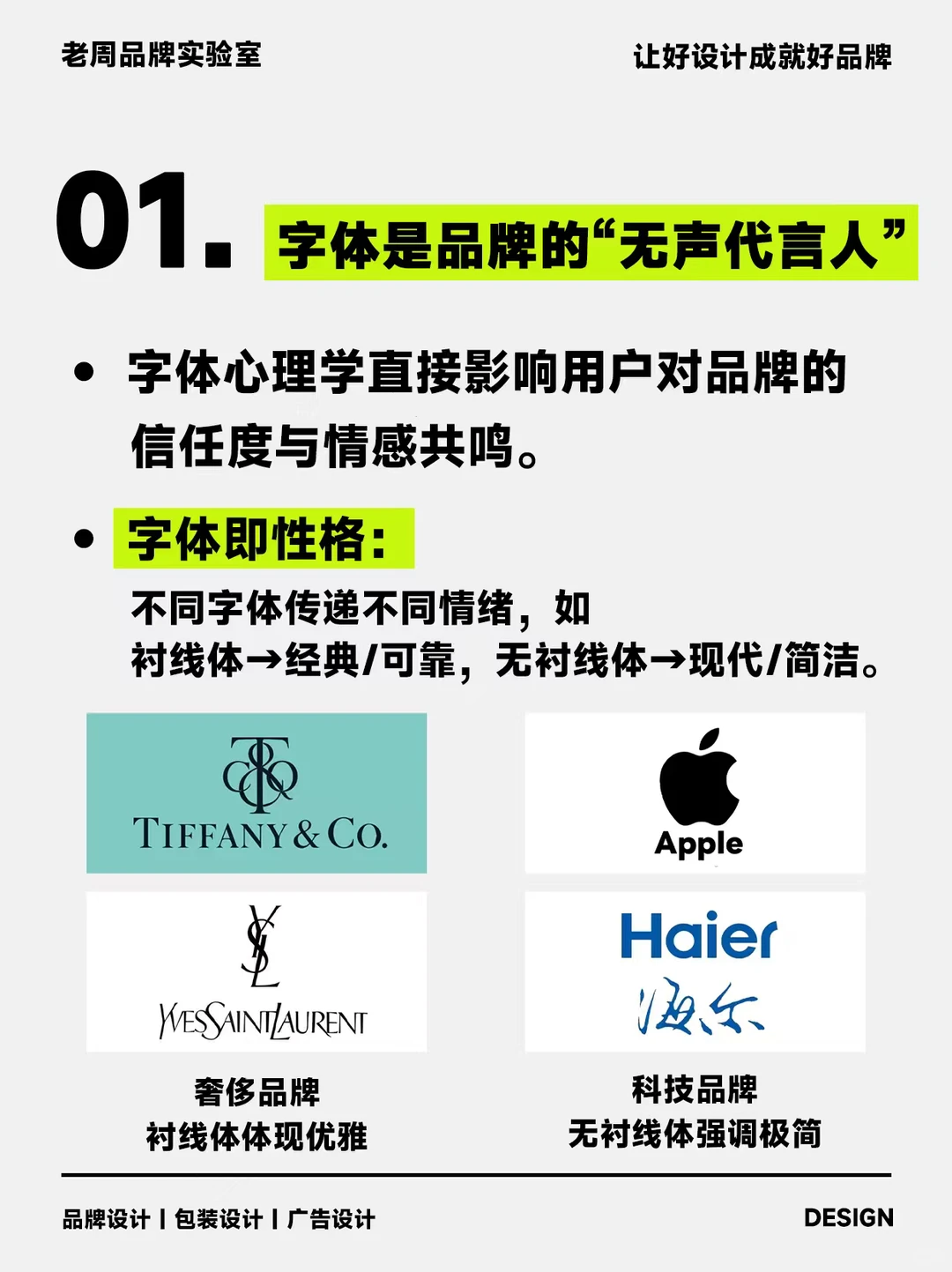 四步搞定品牌字体选择陷阱❗❗