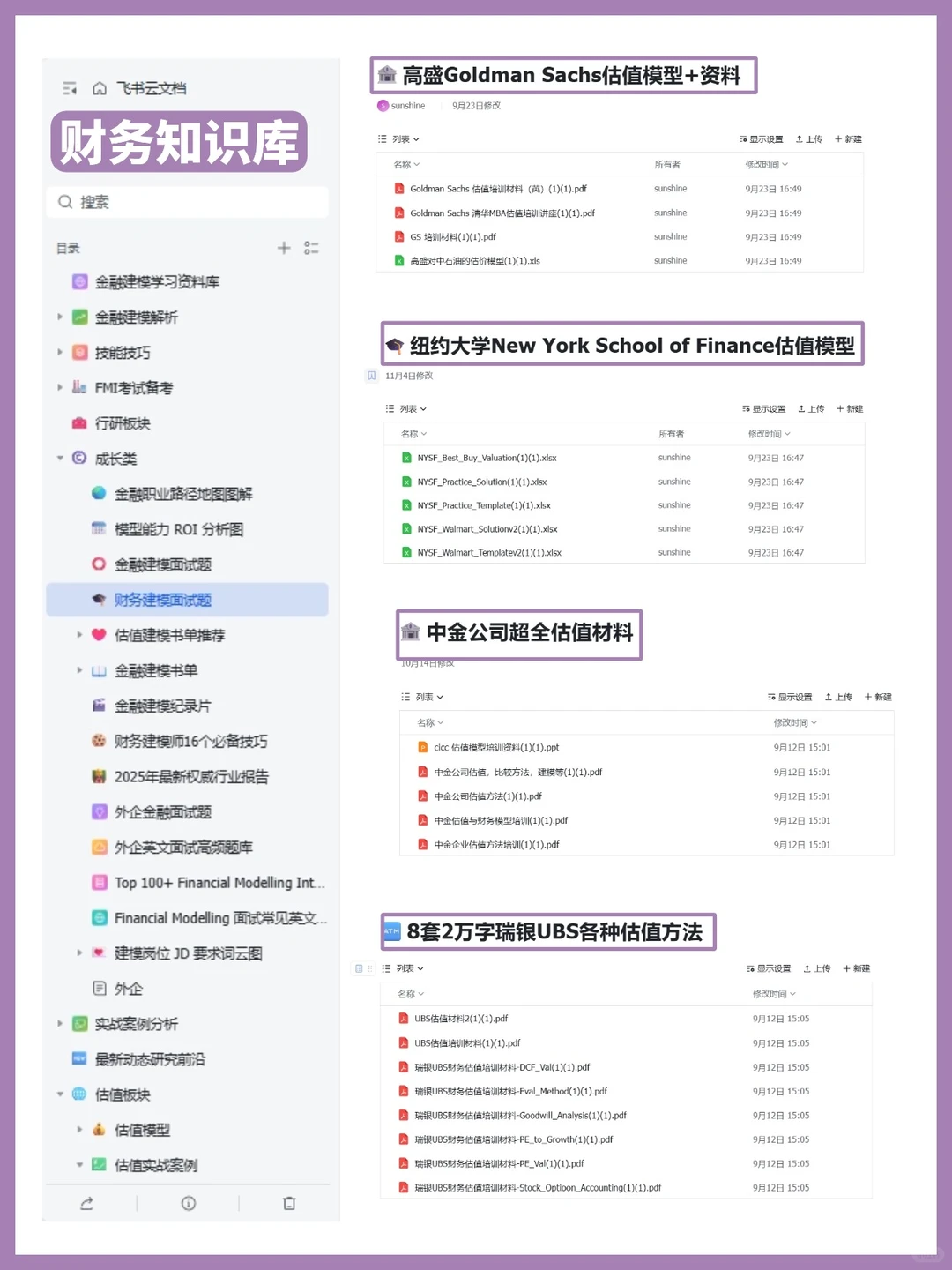 个人认为小破站最强的财务教学博主!!!