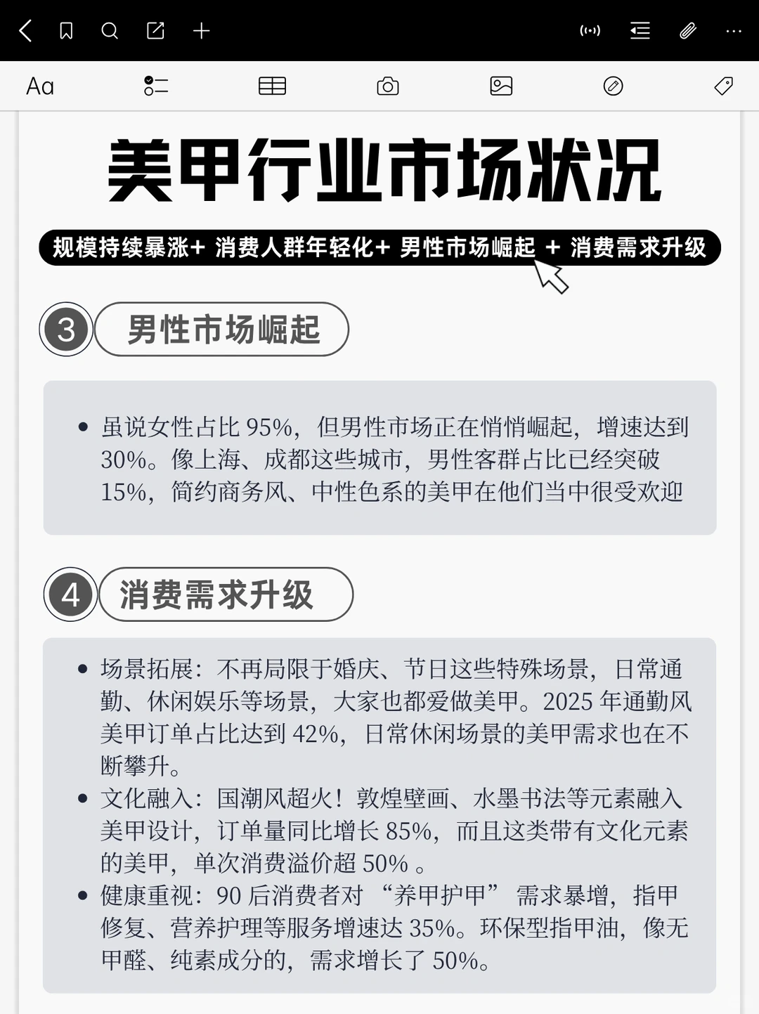 ?深度剖析美甲行业，这篇全讲透啦‼️