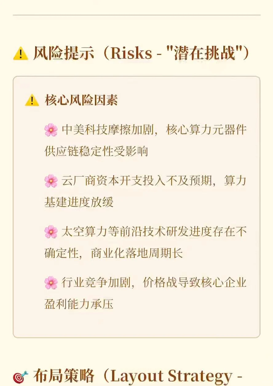老K带你了解最新话题~(国产&太空算力)