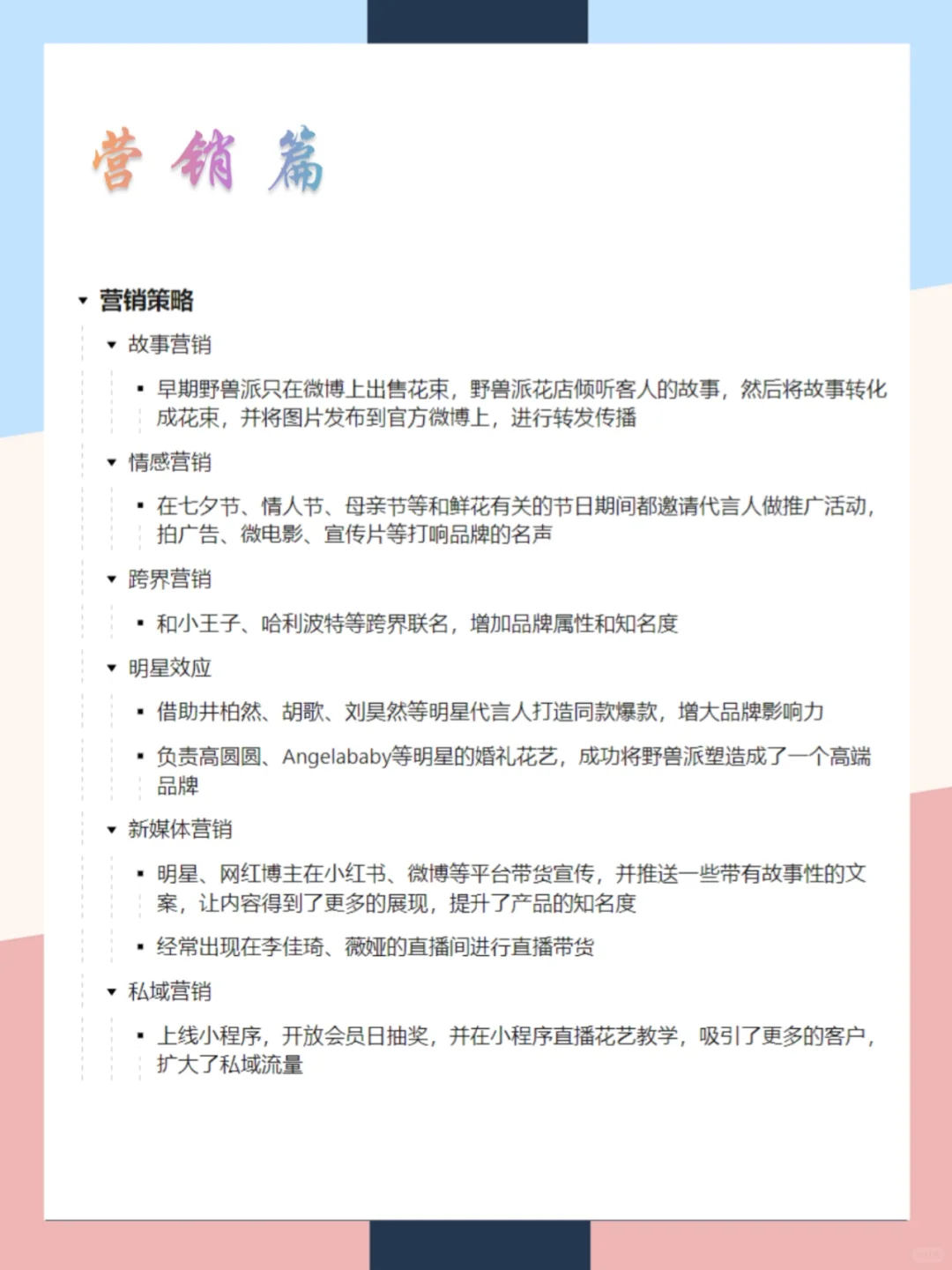 野兽派品牌营销案例分析|一张图拆解
