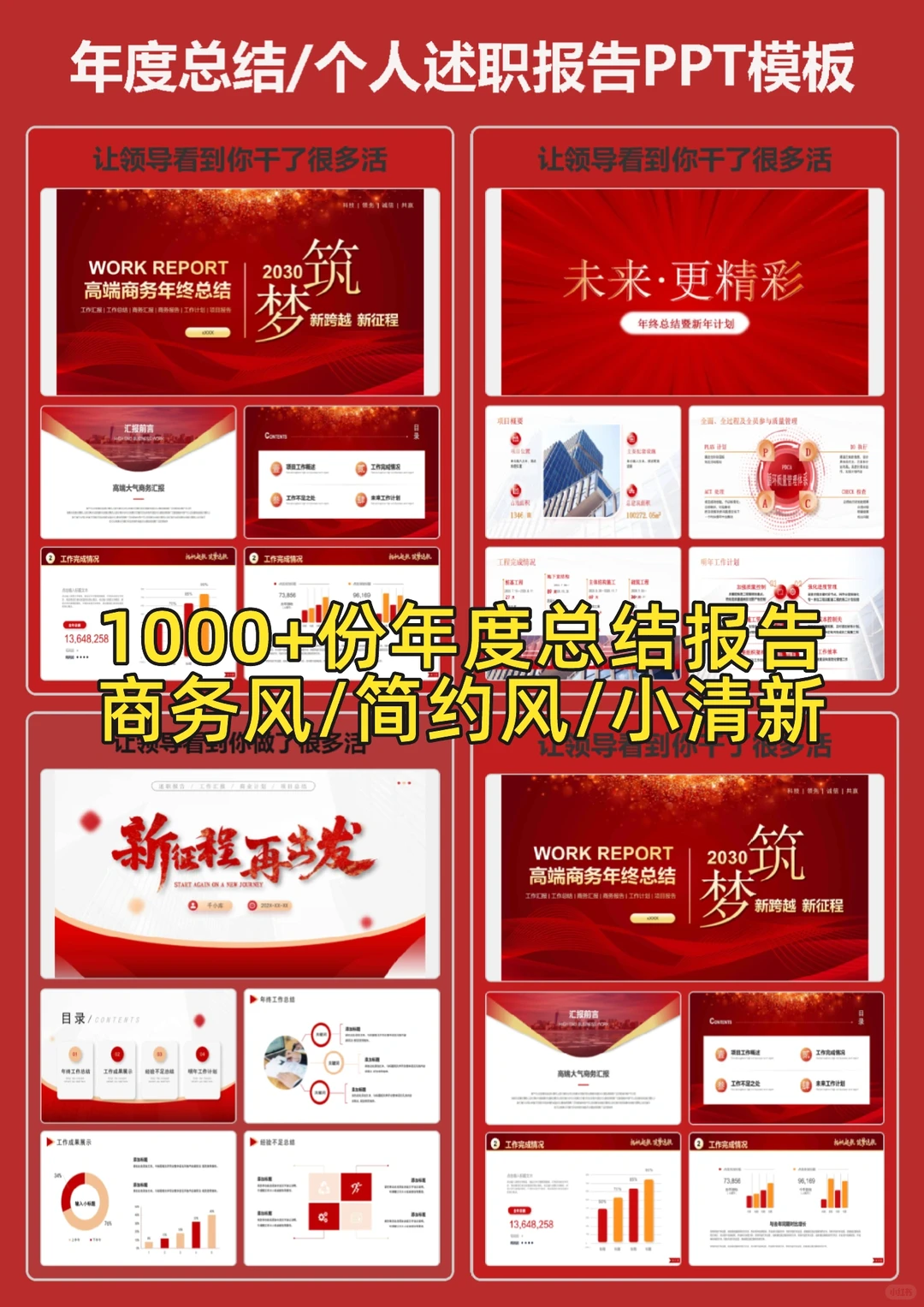 年度总结报告｜这才是领导想要的 PPT 模板