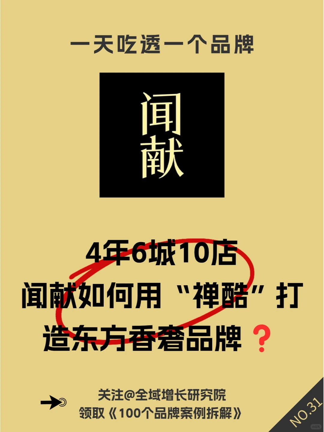 品牌案例 | 闻献的全域增长模式分析