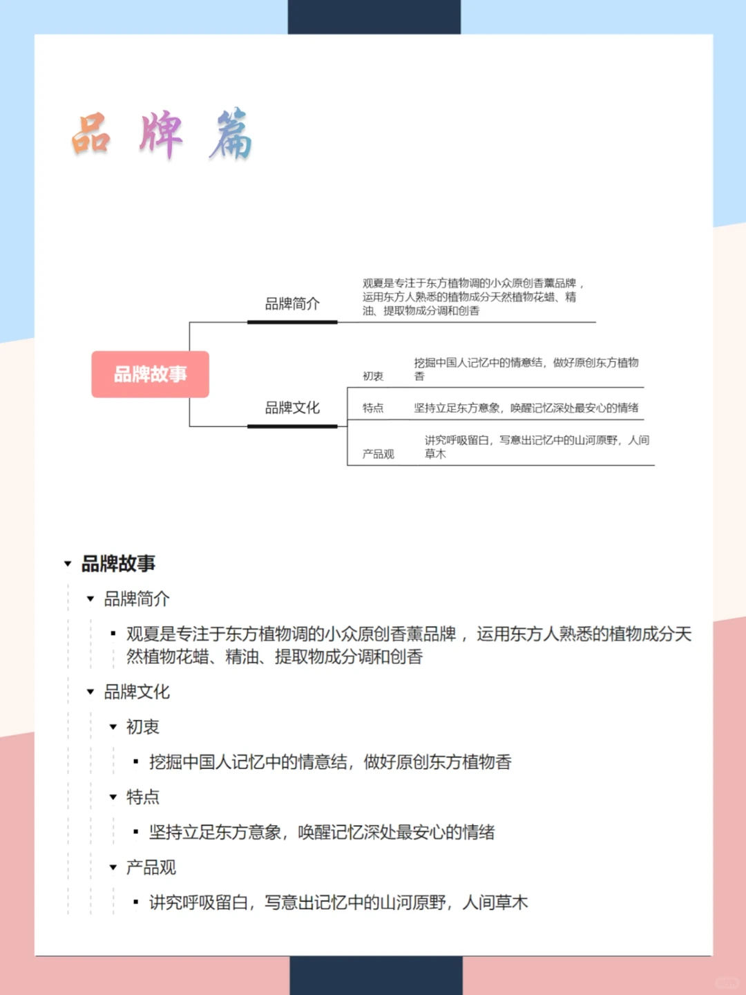 观夏品牌营销案例分析|一张图拆解