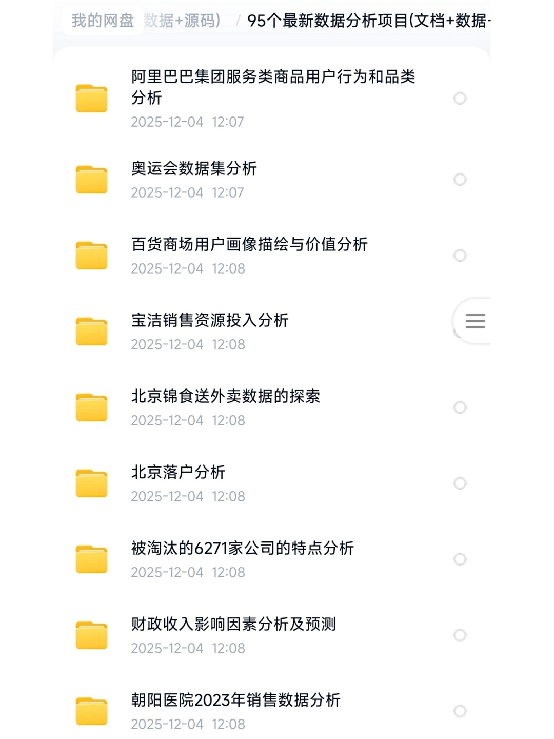 数据分析190个练手项目拿走不谢(附源码)