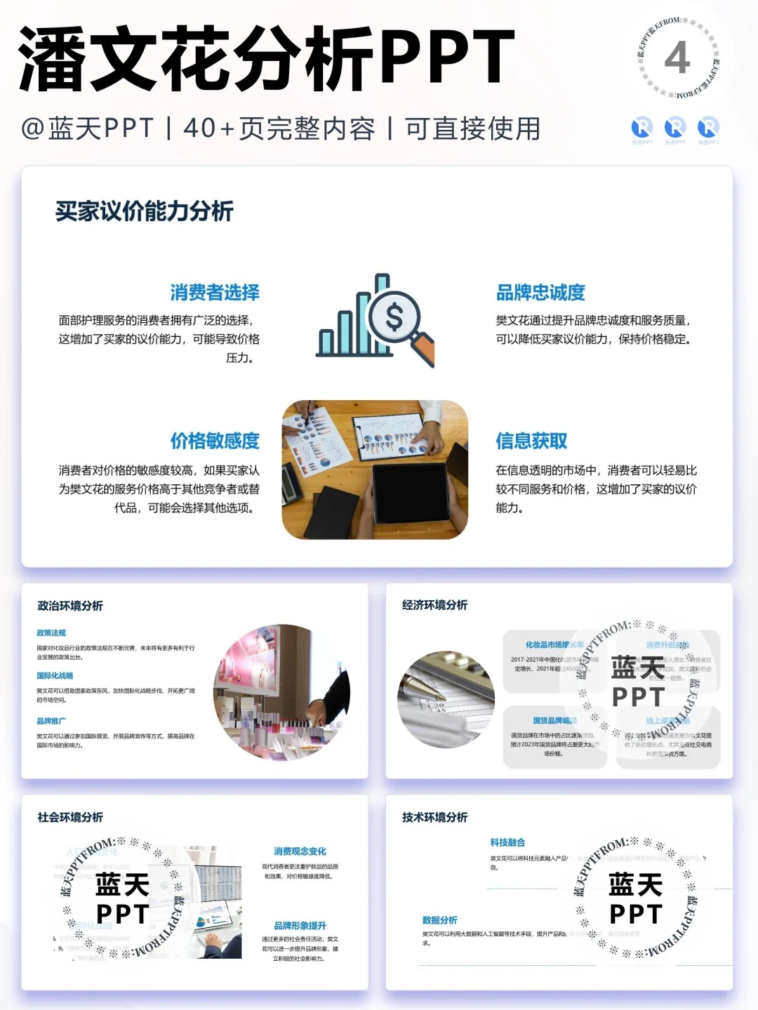 【159】樊文花品牌营销案例策略分析PPT