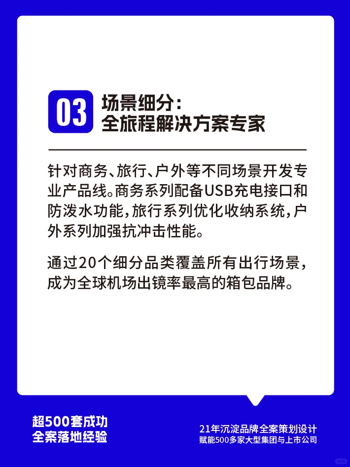 ⚡ 新秀丽箱包品牌营销分析