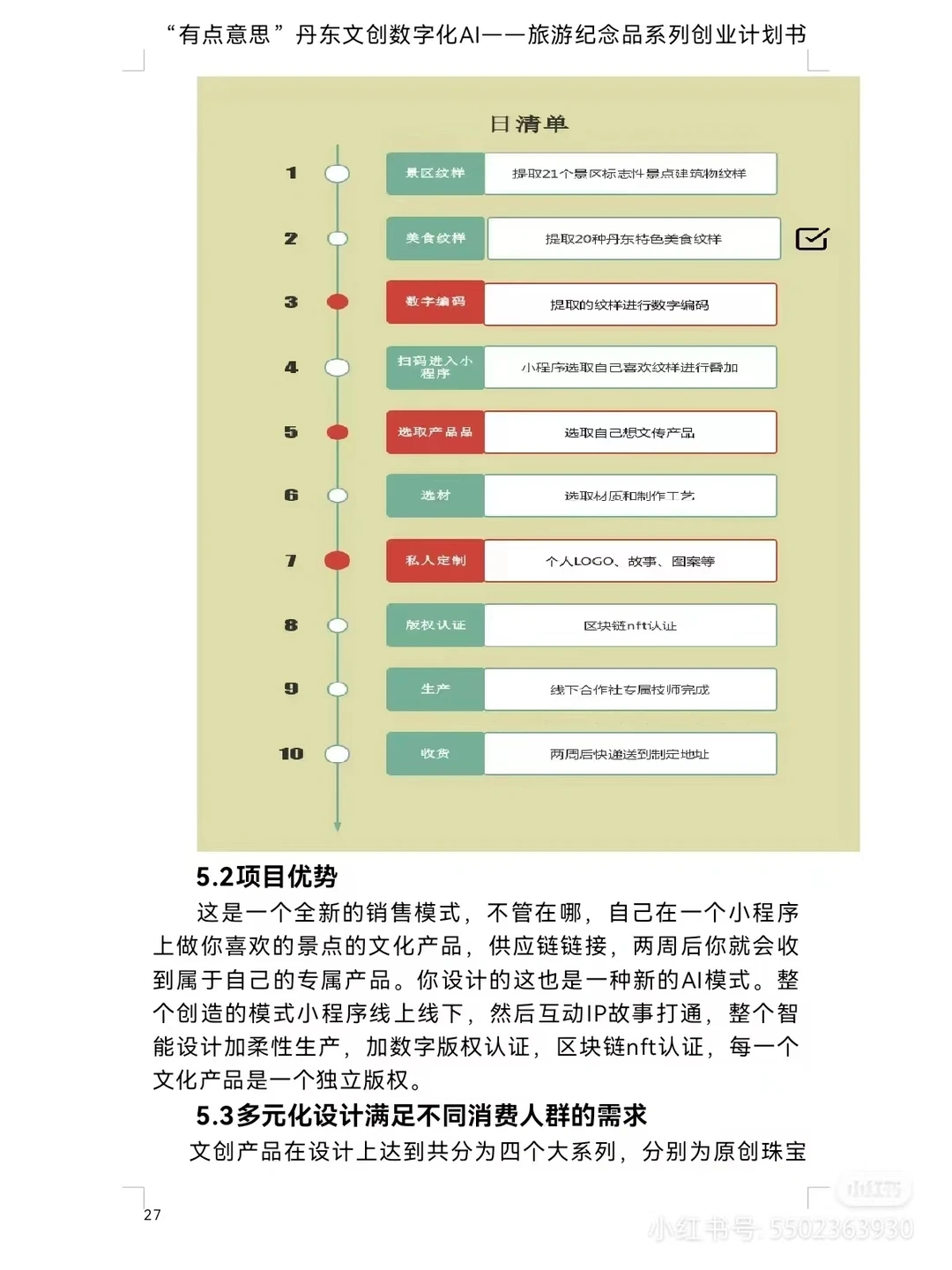 文创非遗红色文旅商业计划书
