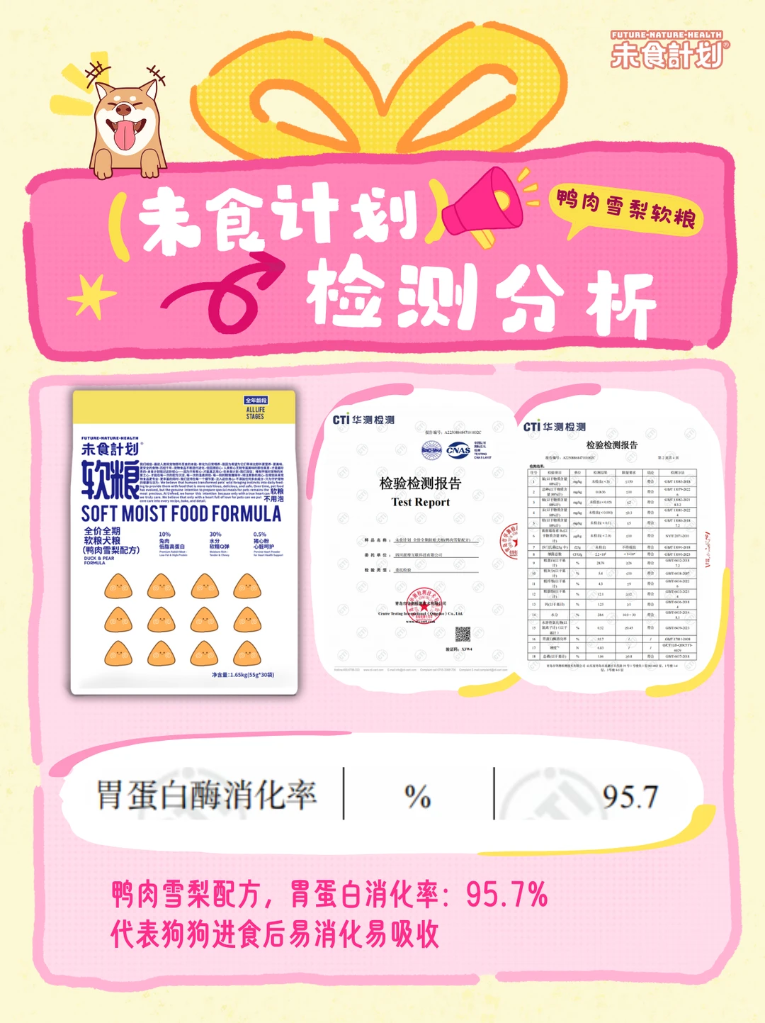 新品烘焙软粮检测报告奉上！