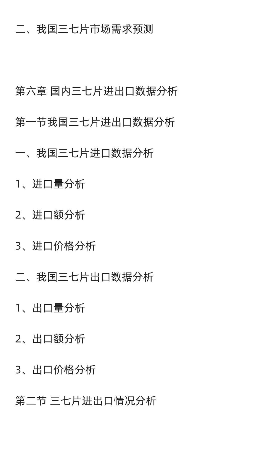 三七片行业市场调研及发展前景分析预测
