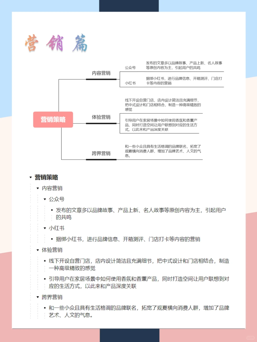 观夏品牌营销案例分析|一张图拆解