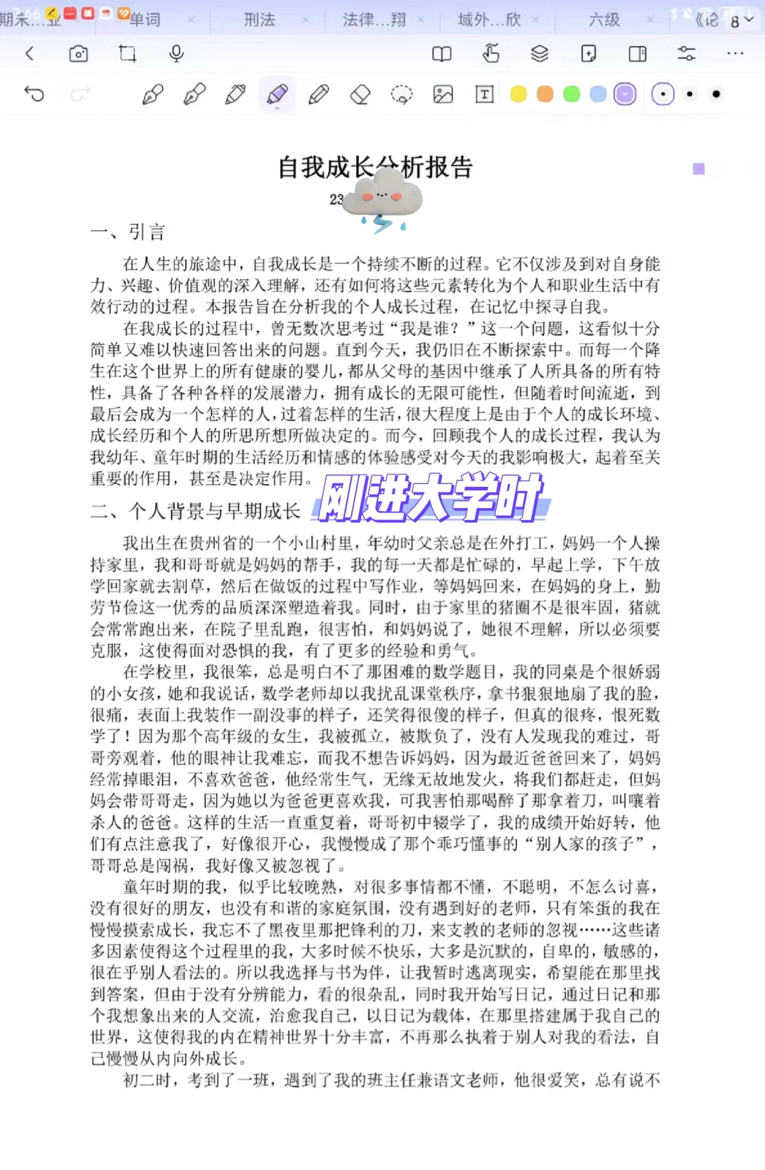 刚进大学VS现在