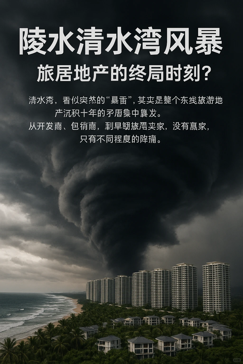 清水湾的崩塌:一场迟来的旅居地产真相