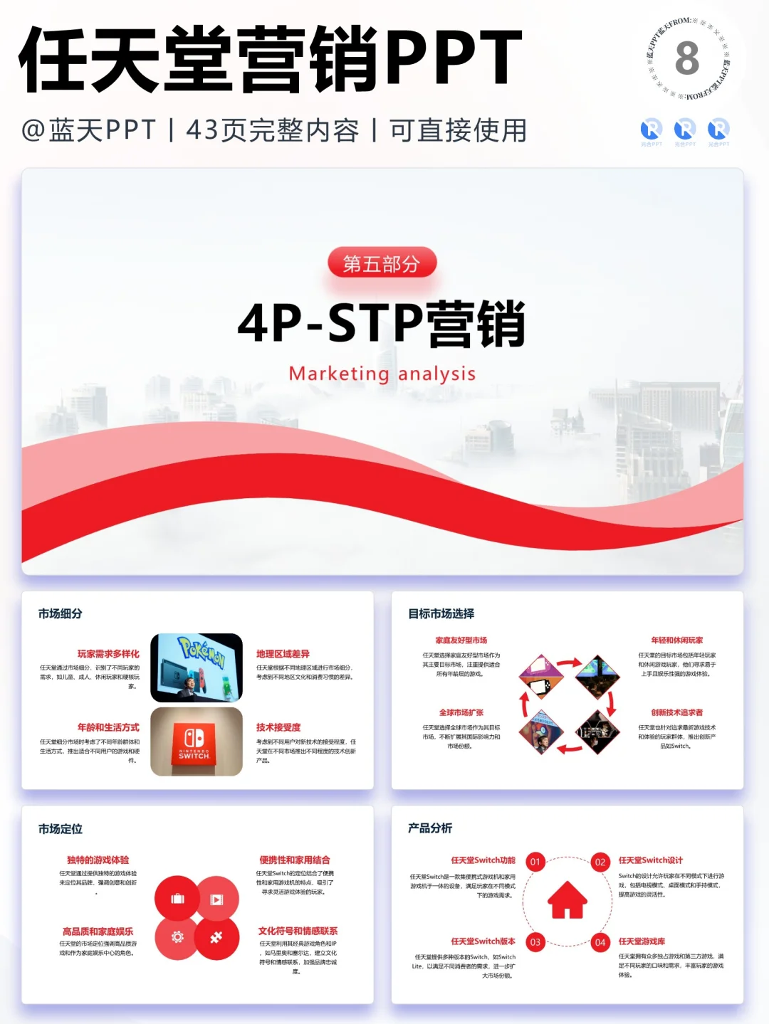 【261】任天堂战略分析品牌营销策略PPT