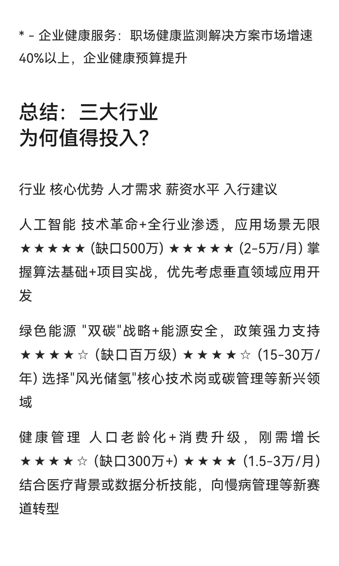 2026年三大高潜力行业展望：AI、绿色能源与