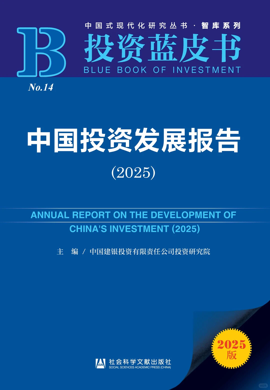 中国投资发展报告(2025)