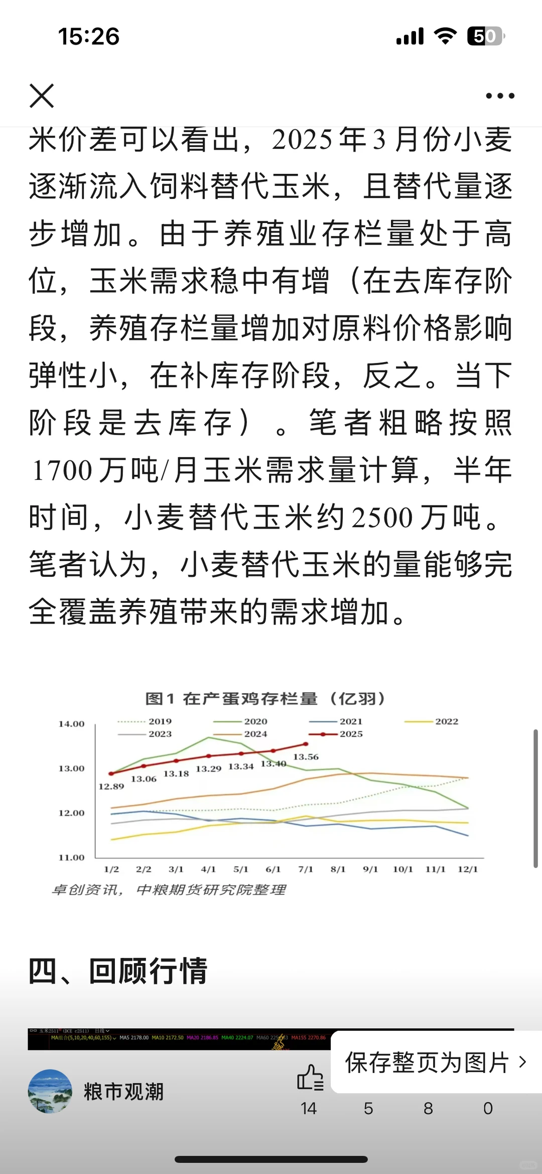 玉米：回顾与展望