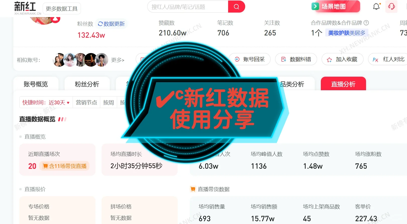 新红数据会员使用感受~