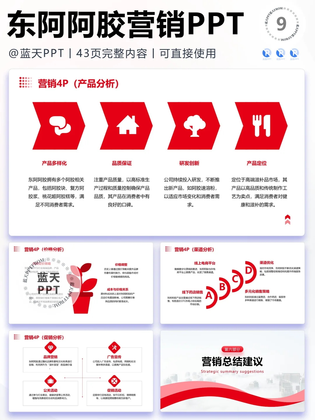 【303】东阿阿胶战略分析品牌营销策略PPT