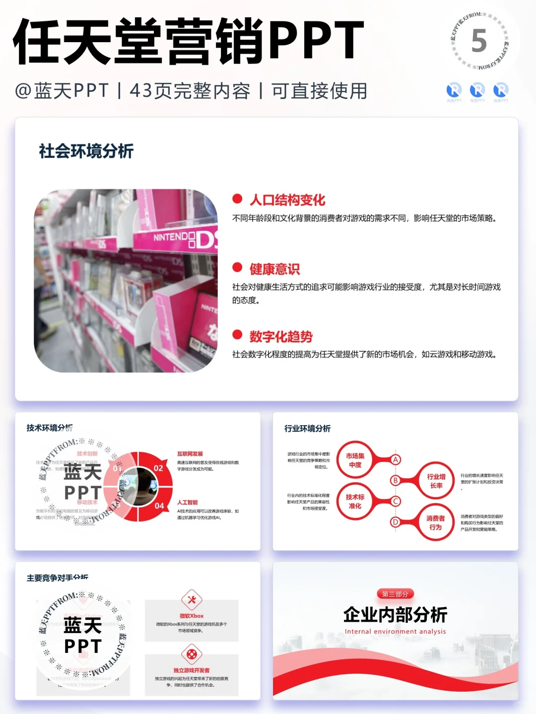 【261】任天堂战略分析品牌营销策略PPT